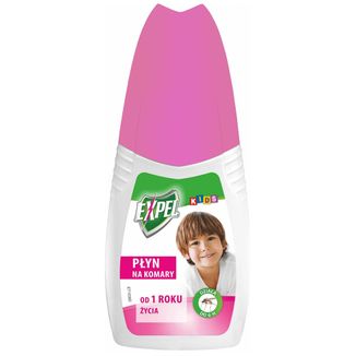 Expel Kids, płyn na komary dla dzieci od 1 roku życia, 60 ml - zdjęcie produktu
