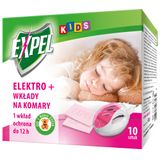 Expel Kids, elektro + płyn na komary dla dzieci od 1 roku życia, 60 nocy - miniaturka zdjęcia produktu