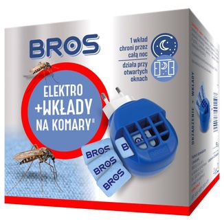 Bros, elektro + wkłady na komary, 10 sztuk - zdjęcie produktu