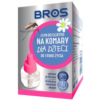 Bros, płyn do elektro na komary dla dzieci od 1 roku życia, 60 nocy - zdjęcie produktu