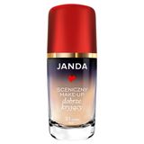 Janda, sceniczny make-up, podkład do twarzy, dobrze kryjący, 01 jasny beż, 30 ml - miniaturka zdjęcia produktu