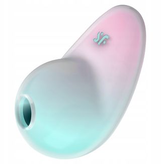 Satisfyer Pixie Dust, powietrzny stymulator łechtaczki, miętowo-różowy - zdjęcie produktu