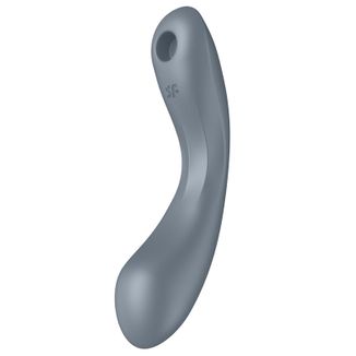 Satisfyer Curvy Trinity, stymulator łechtaczki z wibracjami, bluegrey - zdjęcie produktu