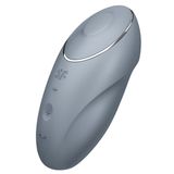 Satisfyer Tap & Climax 1, wibrator łechtaczkowy z funkcją tappingu, bluegrey - miniaturka zdjęcia produktu