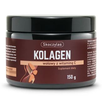 Skoczylas Kolagen wołowy z witaminą C, proszek, 150 g - zdjęcie produktu