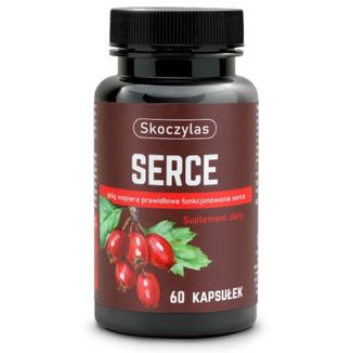 Skoczylas Serce, głóg, serdecznik, L-lizyna, 60 kapsułek - zdjęcie produktu