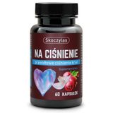 Skoczylas Na ciśnienie, potas, aronia, L-leucyna, 60 kapsułek - miniaturka zdjęcia produktu