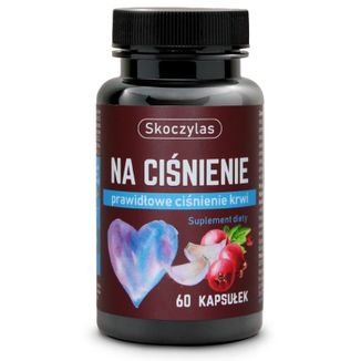 Skoczylas Na ciśnienie, potas, aronia, L-leucyna, 60 kapsułek - zdjęcie produktu
