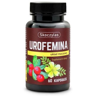 Skoczylas Urofemina, układ moczowy, D-mannoza, laktoferyna, 60 kapsułek - zdjęcie produktu
