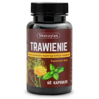 Skoczylas Trawienie, mniszek, koper, mięta, 60 kapsułek KRÓTKA DATA - zdjęcie produktu