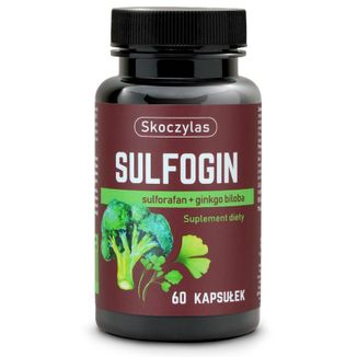 Skoczylas Sulfogin, sulforafan, ginkgo biloba, 60 kapsułek - zdjęcie produktu