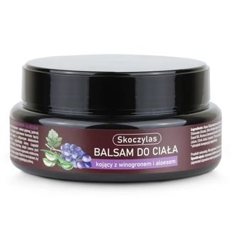 Skoczylas, kojący balsam do ciała z winogronem i aloesem, 200 ml - zdjęcie produktu