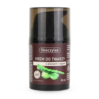 Skoczylas, krem do twarzy z aloesem, algami i koenzymem Q10, cera dojrzała, 50 ml - zdjęcie produktu