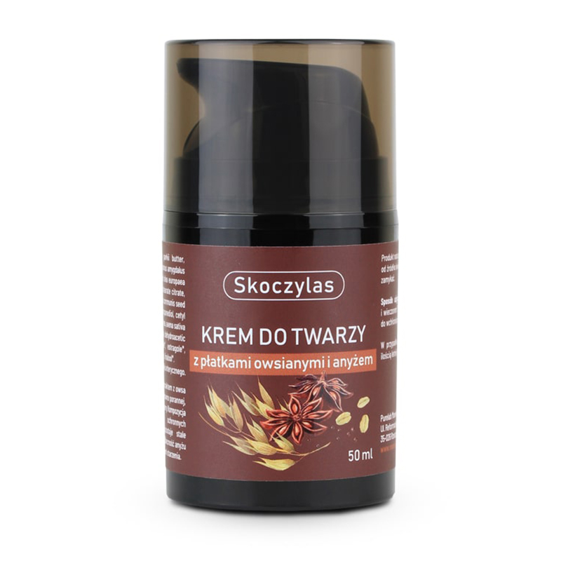 Nieznana Skoczylas, krem do twarzy z płatkami owsianymi i anyżem, 50 ml