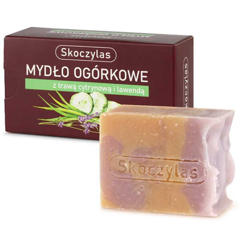 Nieznana Skoczylas, mydło ogórkowe z trawą cytrynową i lawendą, 100 g