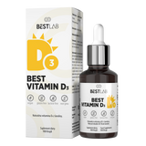 BestLab Best Vitamin D3, krople, 30 ml - miniaturka zdjęcia produktu