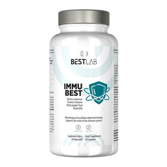 BestLab ImmuBest, 60 kapsułek KRÓTKA DATA - zdjęcie produktu