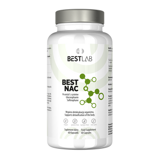 BestLab BestNAC, 60 kapsułek KRÓTKA DATA BestLab BestNAC, 60 kapsułek KRÓTKA DATA - zdjęcie produktu