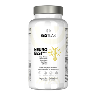 BestLab NeuroBest PRO, 60 kapsułek KRÓTKA DATA BestLab NeuroBest PRO, 60 kapsułek KRÓTKA DATA - zdjęcie produktu