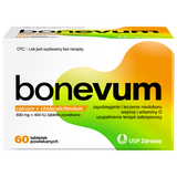 Bonevum 600 mg + 400 I.U., 60 tabletek powlekanych - miniaturka zdjęcia produktu
