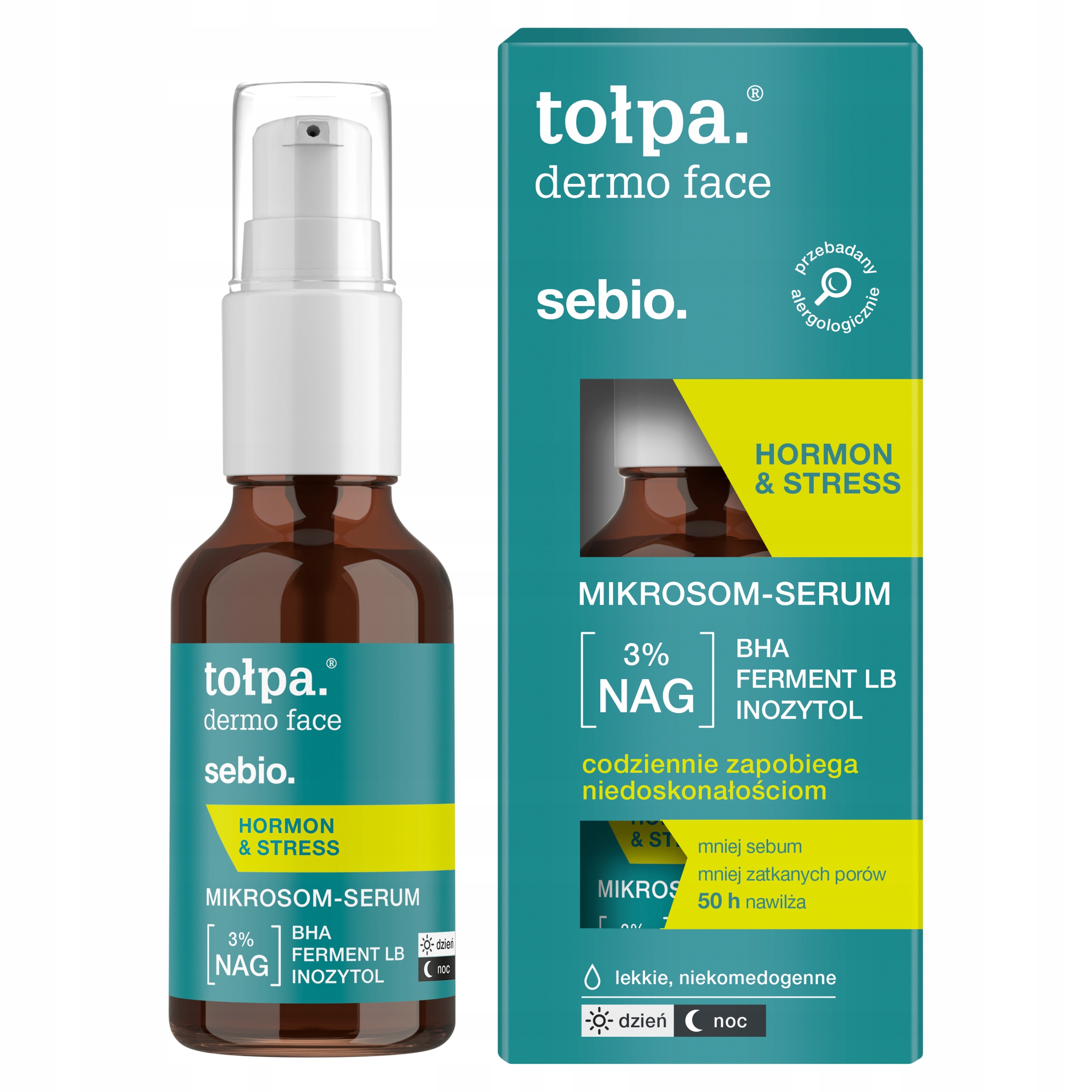 Tołpa Tołpa Dermo Face Sebio Hormon&Stress, mikrosom-serum, 30 ml — Inhaltsstoffe und Bewertung