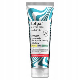 Tołpa Dermo Face Sebio+ Power, żel-pasta do mycia twarzy, 100 ml - zdjęcie produktu