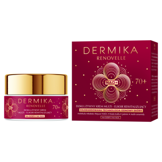 Dermika Renovelle 70+, ekskluzywny krem multi-eliksir rewitalizujący, na dzień i noc, 50 ml - zdjęcie produktu