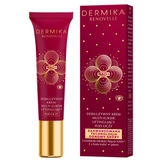 Dermika Renovelle, ekskluzywny krem multi-eliksir liftingujący pod oczy, 15 ml - zdjęcie produktu
