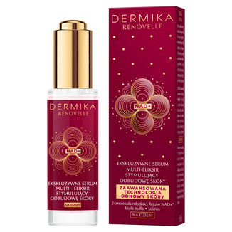  Dermika Renovelle, ekskluzywne serum multi-eliksir stymulujący odbudowę skóry, na dzień, 30 ml - zdjęcie produktu