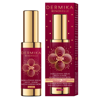 Dermika Renovelle, ekskluzywne serum multi-eliksir nocna naprawa skóry, 50 ml - zdjęcie produktu