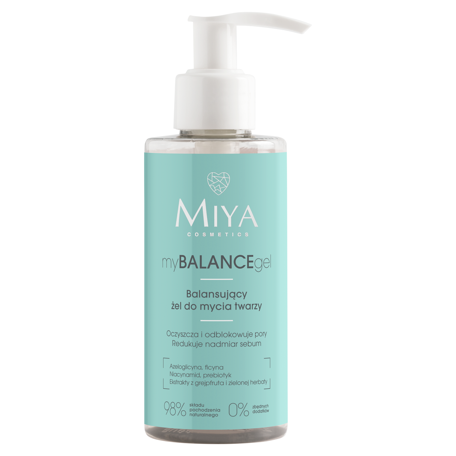 Nieznana Miya myBALANCEgel, balansujący żel do mycia twarzy, 140 ml