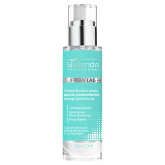 Bielenda Professional SupremeLab Skin Tone, skoncentrowane serum przeciw przebarwieniom różnego pochodzenia, 30 ml - zdjęcie produktu