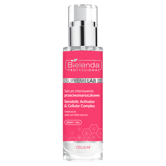 Bielenda Professional SupremeLab Cellular Senolytic Activator & Cellular Complex, serum intensywnie przeciwzmarszczkowe, na dzień i noc, 30 ml - zdjęcie produktu