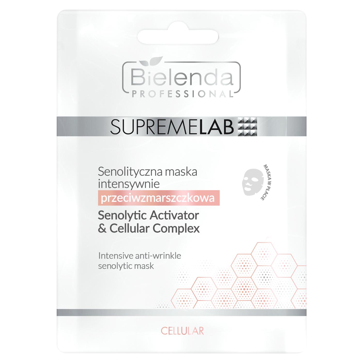 Nieznana Bielenda Professional SupremeLAB Cellular Senolytic Activator & Cellular Complex, senolityczna maska intensywnie przeciwzmarszczkowa, 1 sztuka — Inhaltsstoffe und Bewertung