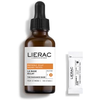 Lierac Protocole Aktywacja Blasku, skoncentrowane serum rozświetlające z witaminą C, 30 ml + 14 saszetek - zdjęcie produktu