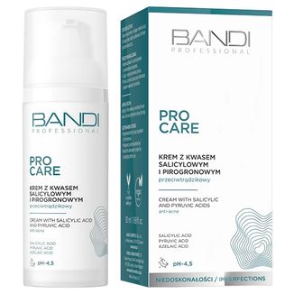 Bandi Pro Care, przeciwtrądzikowy krem z kwasem salicylowym i pirogronowym, 50 ml - zdjęcie produktu