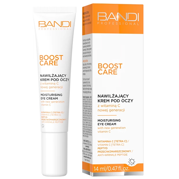 Nieznana Bandi Boost Care, nawilżający krem pod oczy z witaminą C nowej generacji, 14 ml — Inhaltsstoffe und Bewertung