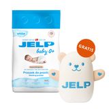 Jelp Baby 0+, hipoalergiczny proszek do prania, biel, 2,25 kg + miś gratis - miniaturka zdjęcia produktu