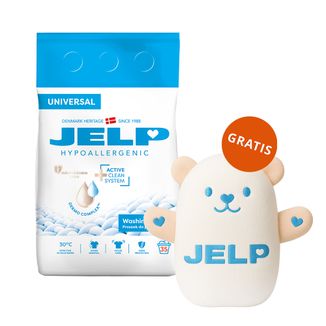 Jelp Hypoallergenic, hipoalergiczny proszek do prania, uniwersalny, 2,1 kg + miś gratis - zdjęcie produktu