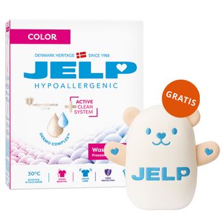 Jelp Hypoallergenic, proszek do prania, kolor, 3 kg + miś gratis - zdjęcie produktu