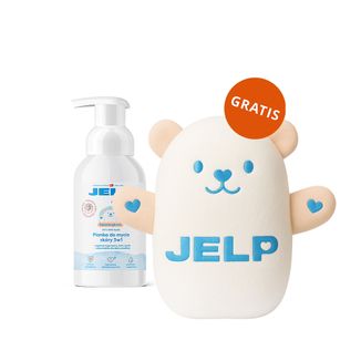 Jelp Baby 0+, hipoalergiczna pianka do mycia skóry 3w1, od 1 dnia życia, 250 ml + miś gratis - zdjęcie produktu