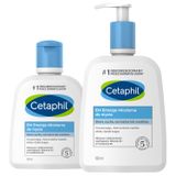 Zestaw Cetaphil EM Oczyszczanie, emulsja micelarna do mycia skóry wrażliwej, dla całej rodziny, 250 ml + 500 ml - miniaturka zdjęcia produktu