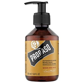 Proraso Wood and Spice, szampon do brody, 200 ml - zdjęcie produktu