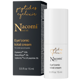 Nacomi Next Level Eye'conic total cream, krem pod oczy, 15 ml - miniaturka zdjęcia produktu
