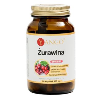 Yango Żurawina 50% PAC, 60 kapsułek - zdjęcie produktu
