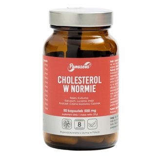 Panaseus Cholesterol w normie, 50 kapsułek - zdjęcie produktu