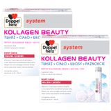Zestaw Doppelherz System Kollagen Beauty, smak malina i jagoda, 2 x 30 ampułek - miniaturka zdjęcia produktu