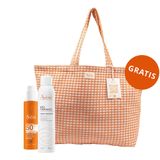 Zestaw Avene Sun, bardzo wysoka ochrona przeciwsłoneczna, spray, SPF 50+, 200 ml + woda termalna do pielęgnacji twarzy i ciała, 300 ml + torba plażowa gratis - miniaturka zdjęcia produktu