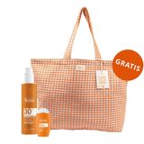 Zestaw Avene Sun, wysoka ochrona przeciwsłoneczna, spray, SPF 30, 200 ml + niewidoczny krem przeciwsłoneczny do twarzy, skóra wrażliwa, SPF 50+, 50 ml + torba plażowa gratis - miniaturka zdjęcia produktu
