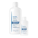 Zestaw Ducray Elution, delikatny szampon przywracający równowagę skórze głowy, 400 ml + szampon przeciwłupieżowy, ciężkie stany łupieżowe, 100 ml - miniaturka zdjęcia produktu